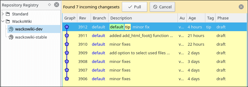 tortoisehg user fixed in hgrc