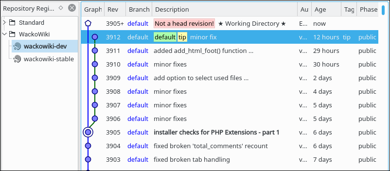 tortoisehg user fixed in hgrc