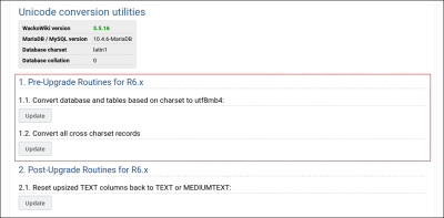 database UTF-8 conversion script